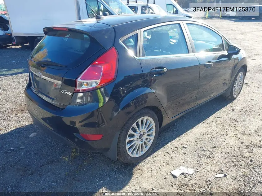 2015 FORD FIESTA VIN 3FADP4F17FM125870 — фото 4