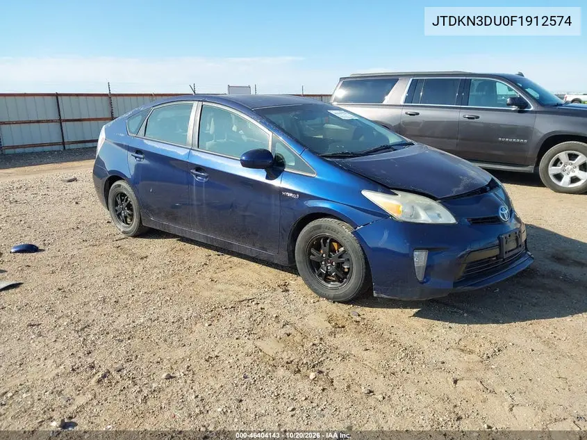 TOYOTA PRIUS 2015, VIN JTDKN3DU0F1912574