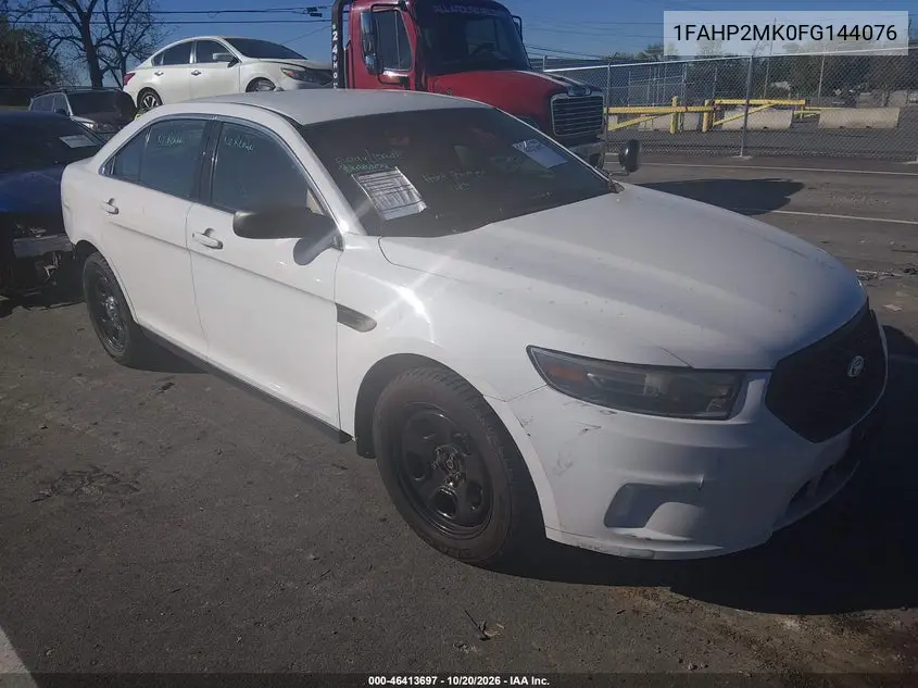 FORD POLICE 2015, VIN 1FAHP2MK0FG144076