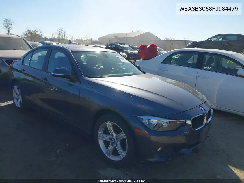 BMW 3ER 2015, VIN WBA3B3C58FJ984479