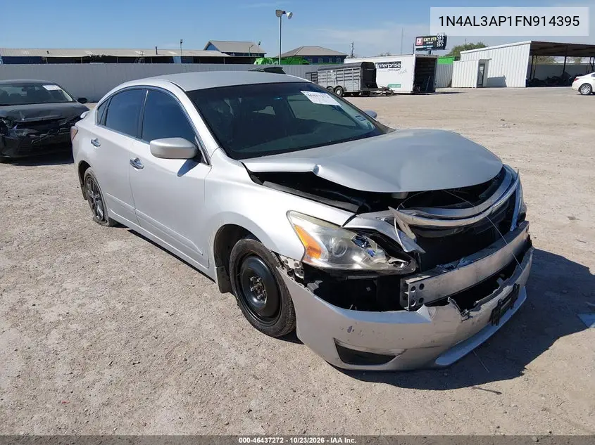 NISSAN ALTIMA 2015, VIN 1N4AL3AP1FN914395