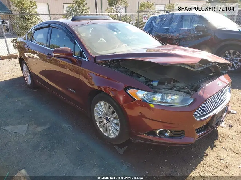 FORD FUSION 2015, VIN 3FA6P0LUXFR172104