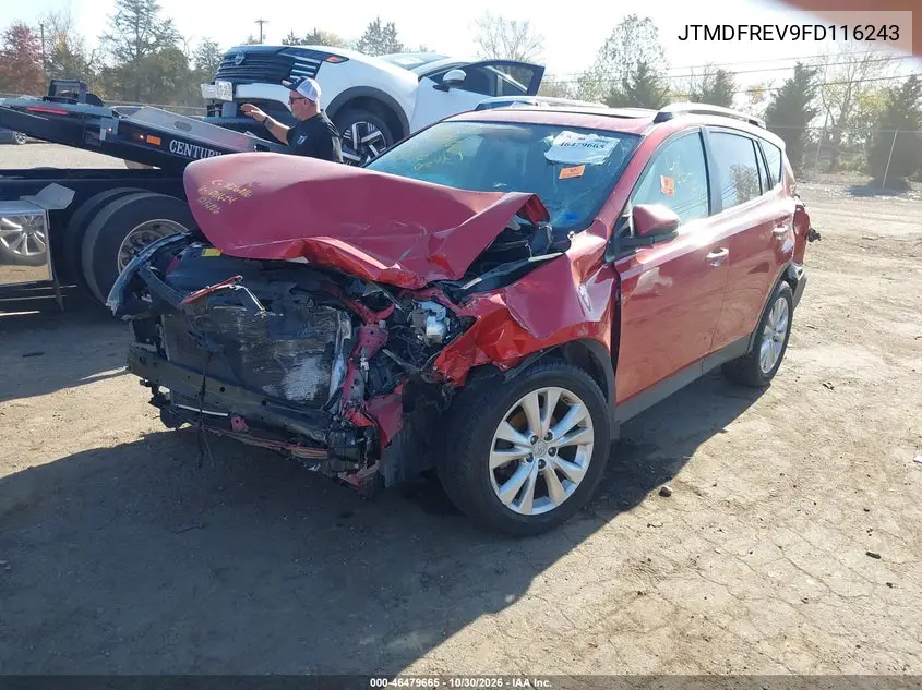 2015 TOYOTA RAV 4 VIN JTMDFREV9FD116243 — фото 2