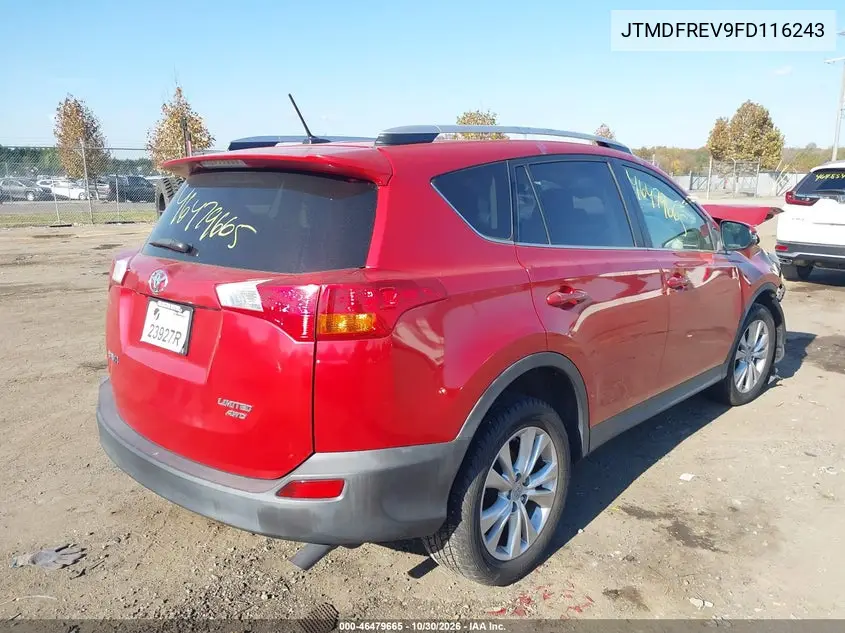 2015 TOYOTA RAV 4 VIN JTMDFREV9FD116243 — фото 4