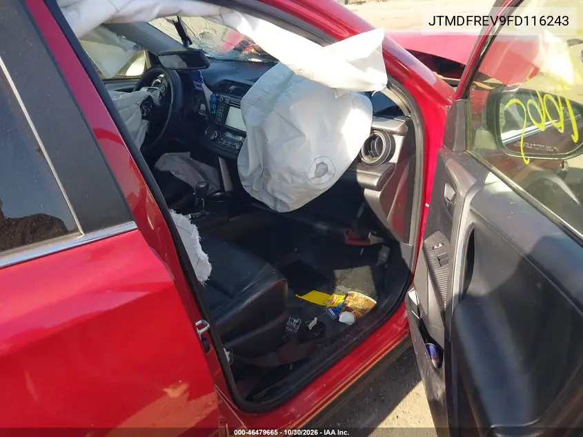2015 TOYOTA RAV 4 VIN JTMDFREV9FD116243 — фото 5