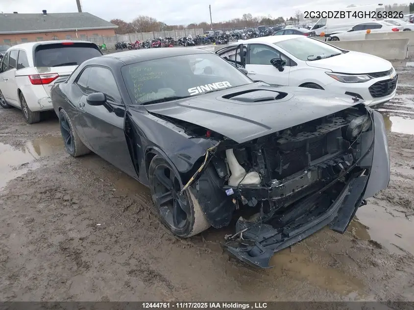 2016 DODGE CHALLENGER VIN 2C3CDZBT4GH263826 — фото 14