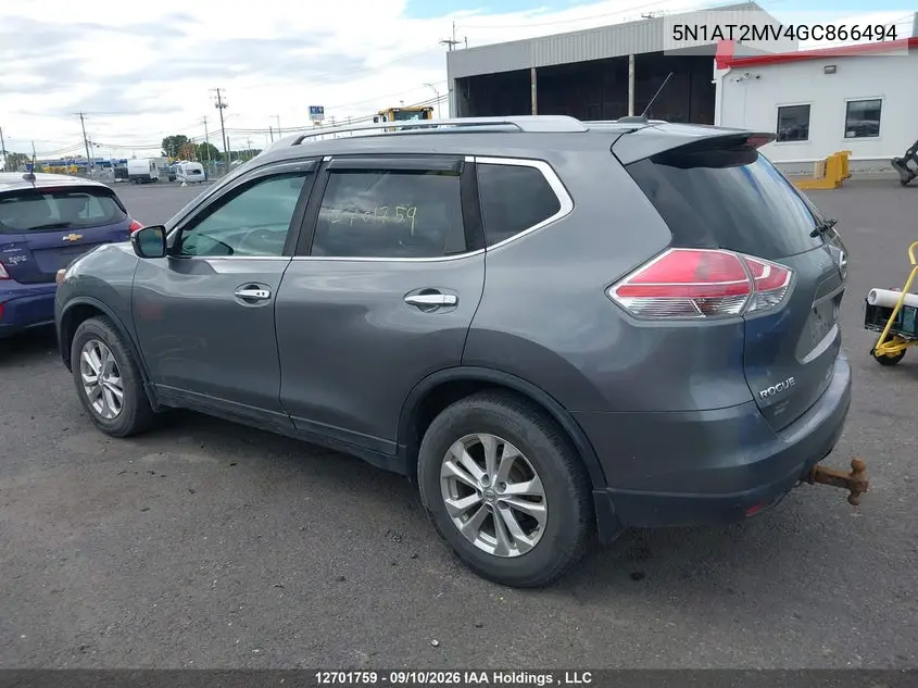 2016 NISSAN ROGUE VIN 5N1AT2MV4GC866494 — фото 13