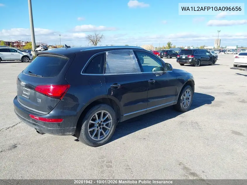 2016 AUDI Q5 VIN WA1L2AFP1GA096656 — фото 4
