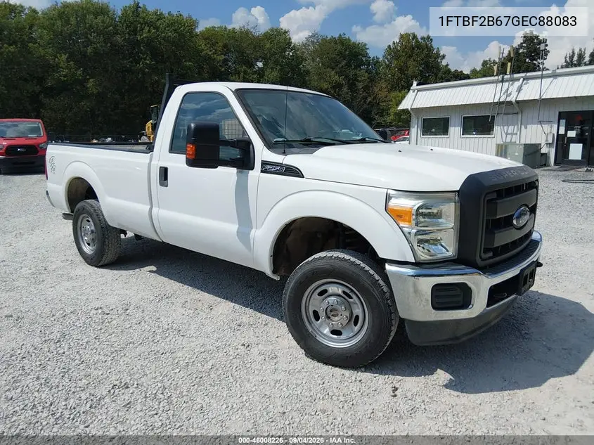 FORD F250 2016, VIN 1FTBF2B67GEC88083