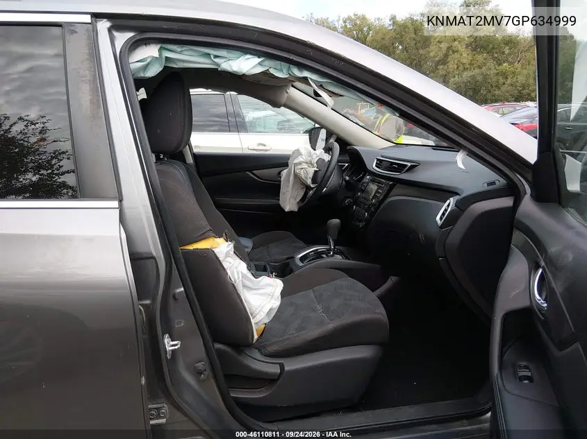 2016 NISSAN ROGUE VIN KNMAT2MV7GP634999 — фото 5