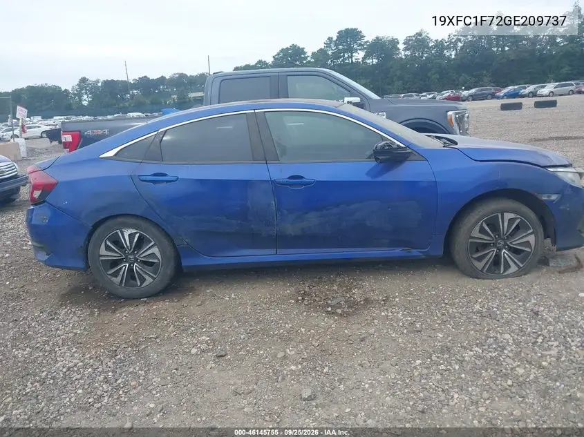 2016 HONDA CIVIC VIN 19XFC1F72GE209737 — фото 17