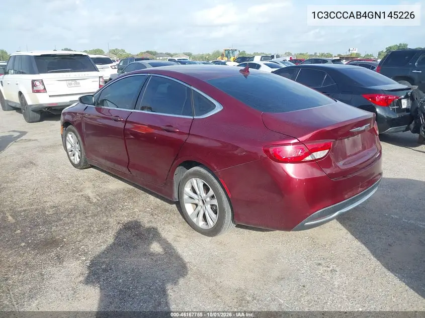 2016 CHRYSLER 200 VIN 1C3CCCAB4GN145226 — фото 3