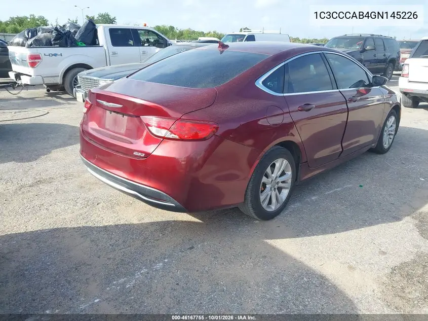 2016 CHRYSLER 200 VIN 1C3CCCAB4GN145226 — фото 4