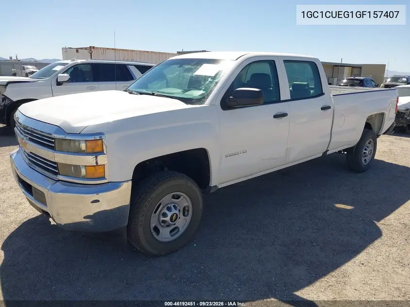 CHEVROLET SILVERADO 2016, VIN 1GC1CUEG1GF157407