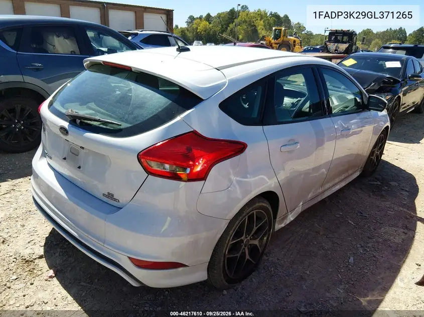 2016 FORD FOCUS VIN 1FADP3K29GL371265 — фото 4