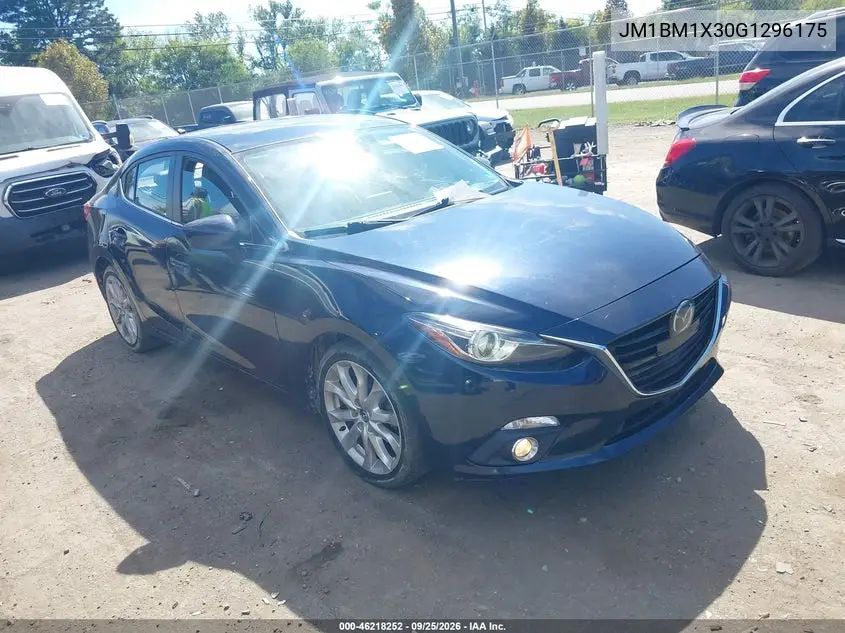 MAZDA 3 2016, VIN JM1BM1X30G1296175