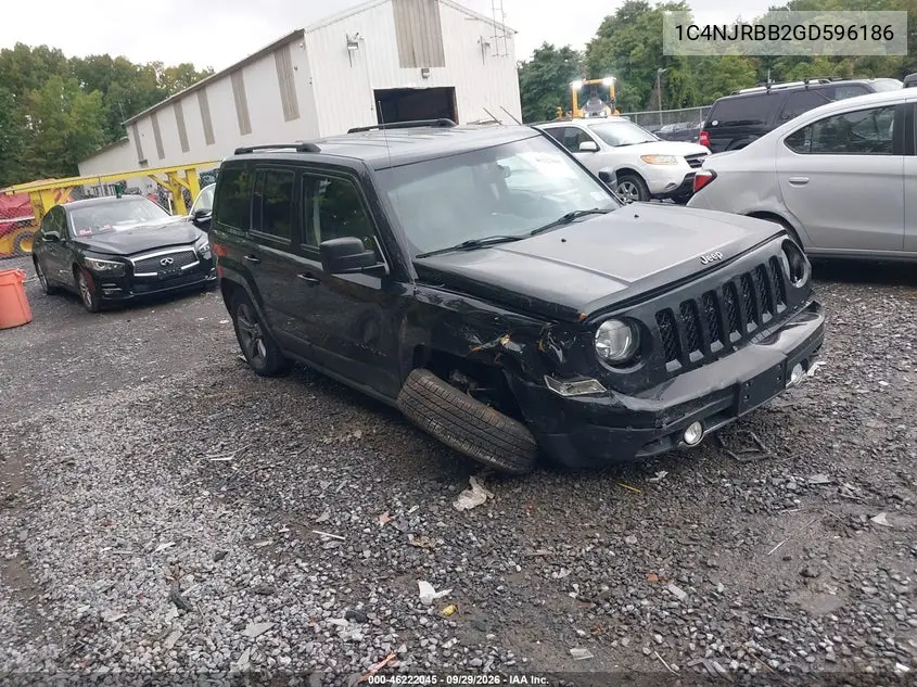 JEEP LIBERTY (PATRIOT) 2016, VIN 1C4NJRBB2GD596186