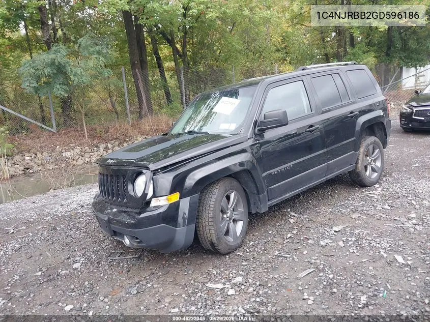 2016 JEEP LIBERTY (PATRIOT) VIN 1C4NJRBB2GD596186 — фото 2