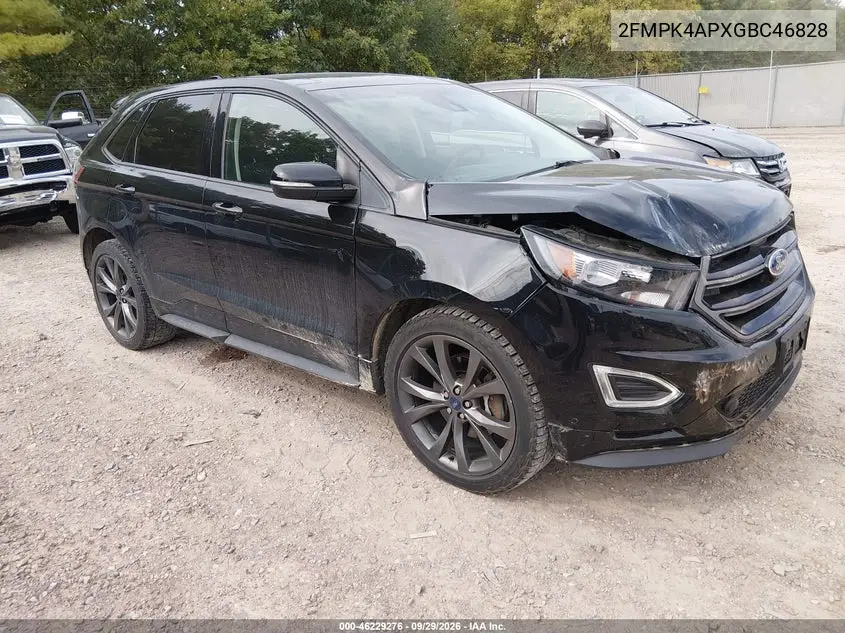 FORD EDGE 2016, VIN 2FMPK4APXGBC46828