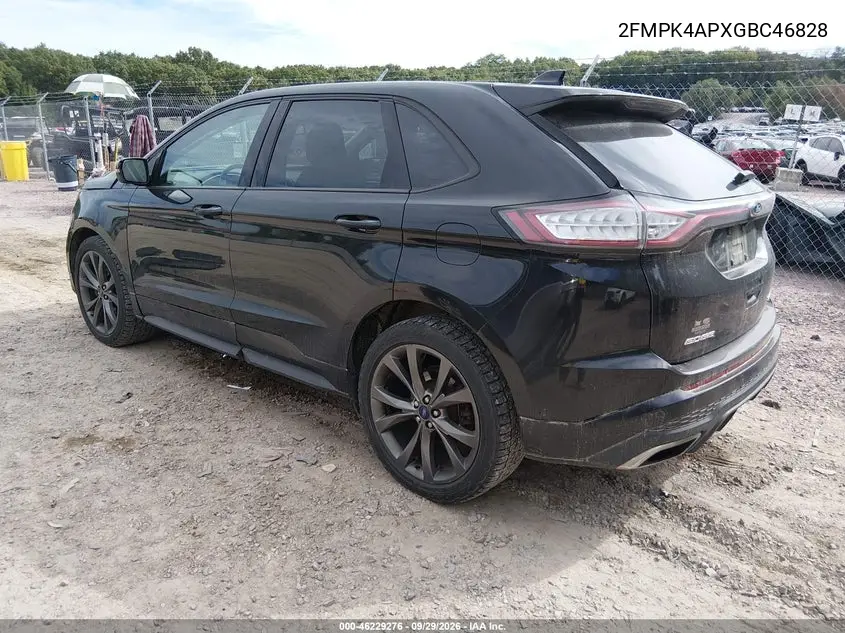 2016 FORD EDGE VIN 2FMPK4APXGBC46828 — фото 3