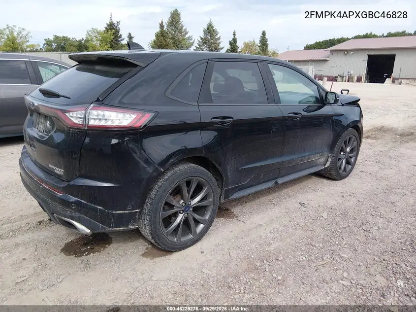 2016 FORD EDGE VIN 2FMPK4APXGBC46828 — фото 4