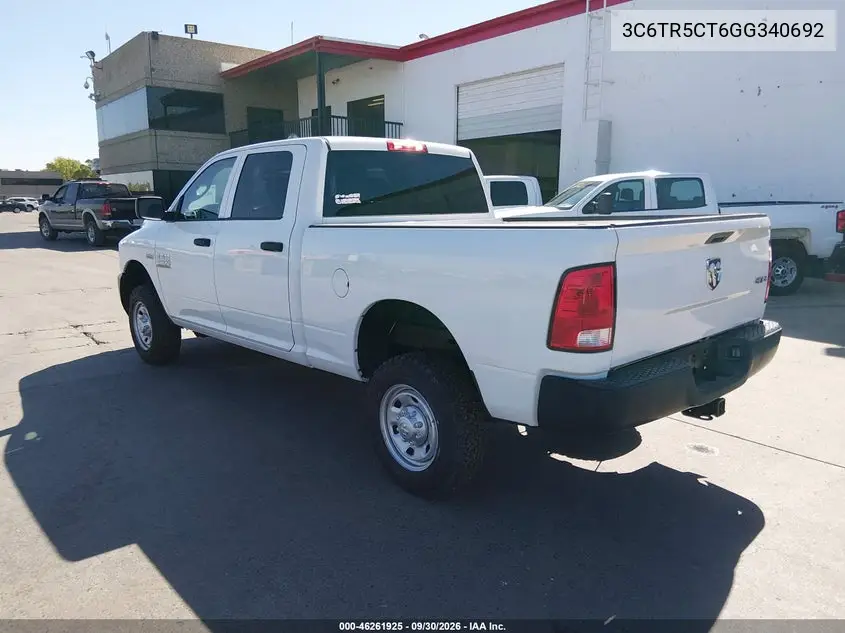 2016 RAM 2500 VIN 3C6TR5CT6GG340692 — фото 3