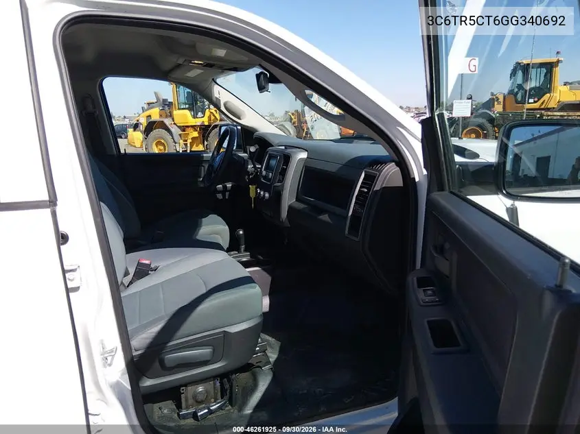 2016 RAM 2500 VIN 3C6TR5CT6GG340692 — фото 5