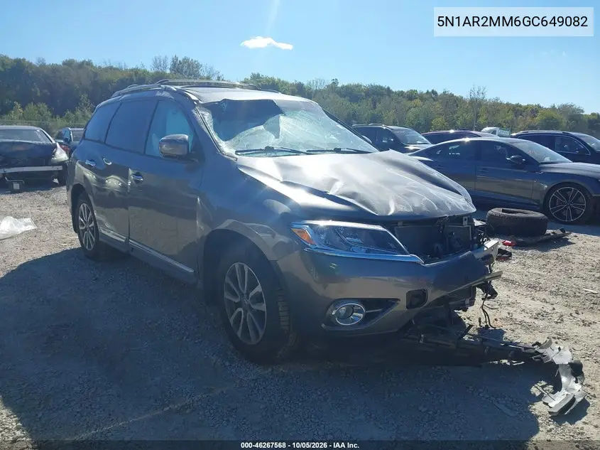 NISSAN PATHFINDER 2016, VIN 5N1AR2MM6GC649082
