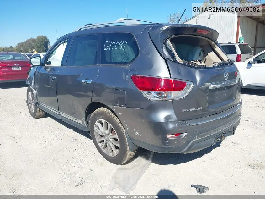 2016 NISSAN PATHFINDER VIN 5N1AR2MM6GC649082 — фото 3