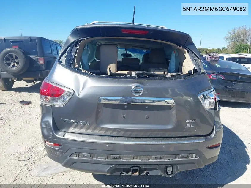 2016 NISSAN PATHFINDER VIN 5N1AR2MM6GC649082 — фото 6