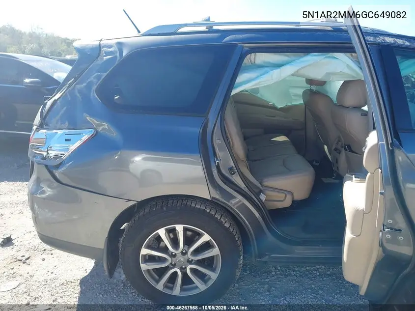 2016 NISSAN PATHFINDER VIN 5N1AR2MM6GC649082 — фото 8