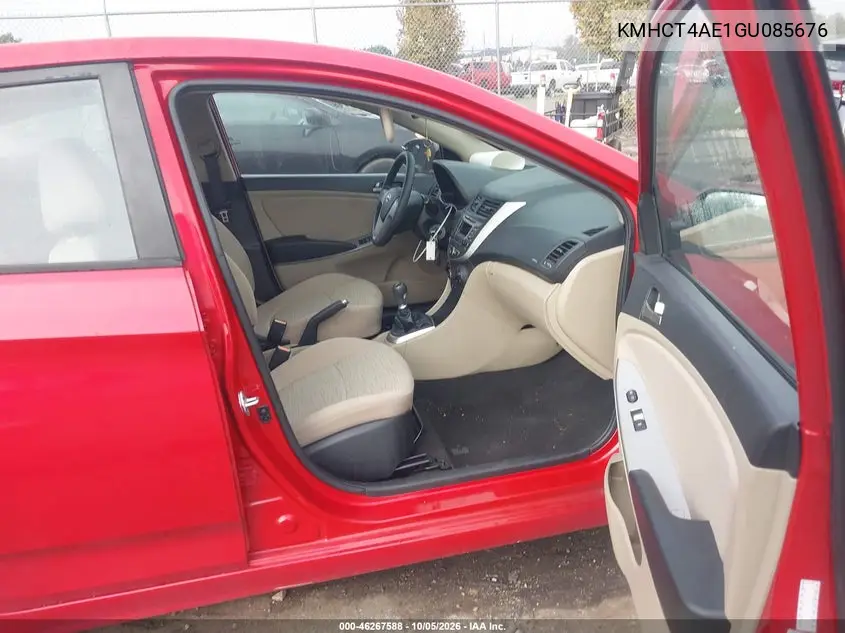 2016 HYUNDAI ACCENT VIN KMHCT4AE1GU085676 — фото 5