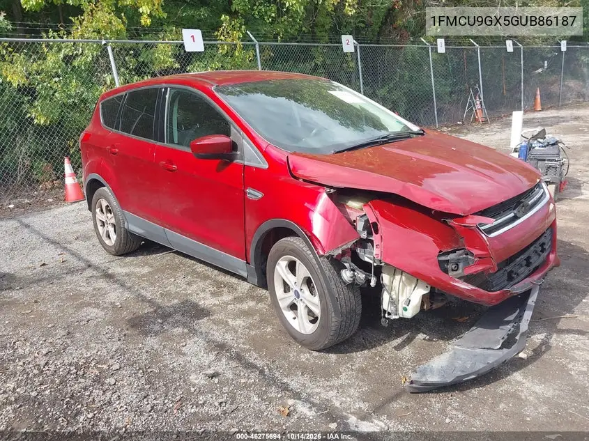 FORD ESCAPE 2016, VIN 1FMCU9GX5GUB86187