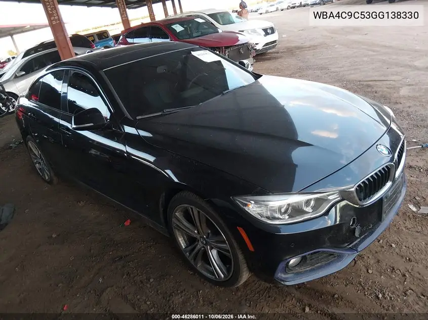 BMW 4ER 2016, VIN WBA4C9C53GG138330