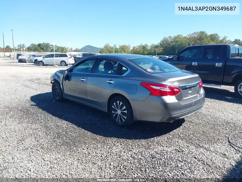 2016 NISSAN ALTIMA VIN 1N4AL3AP2GN349687 — фото 3