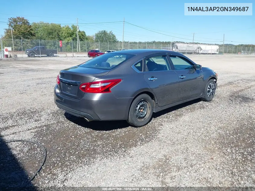 2016 NISSAN ALTIMA VIN 1N4AL3AP2GN349687 — фото 4