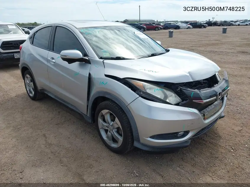 HONDA HR-V 2016, VIN 3CZRU5H50GM748225