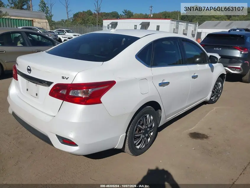 2016 NISSAN SENTRA VIN 3N1AB7AP6GL663107 — фото 4