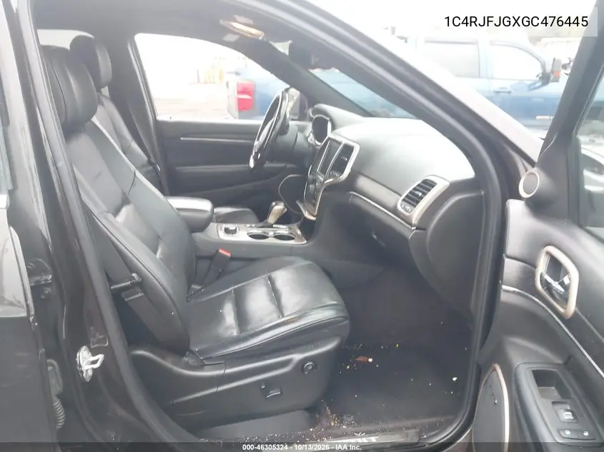 2016 JEEP GRAND CHEROKEE VIN 1C4RJFJGXGC476445 — фото 5