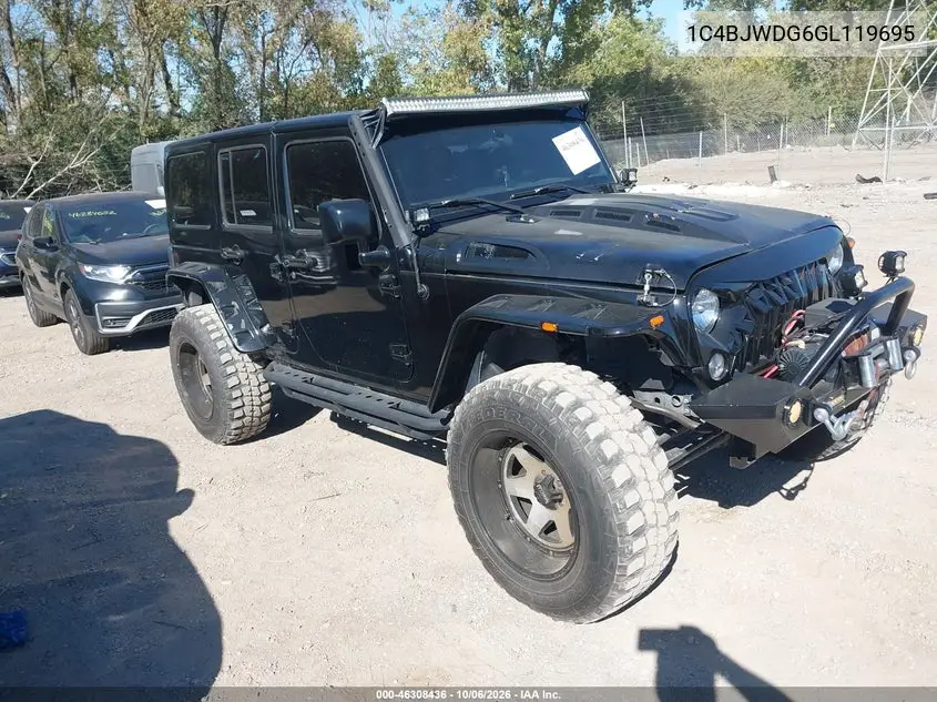 JEEP WRANGLER 2016, VIN 1C4BJWDG6GL119695
