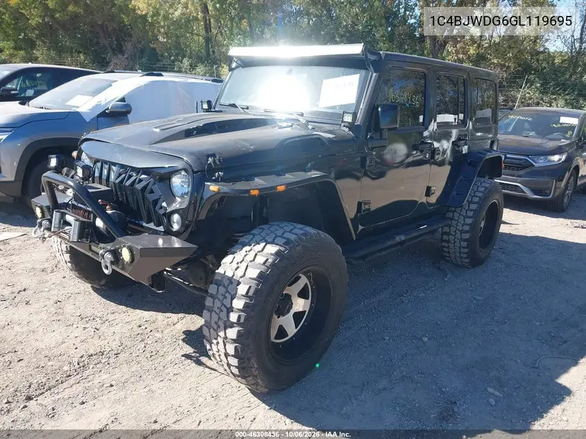 2016 JEEP WRANGLER VIN 1C4BJWDG6GL119695 — фото 2