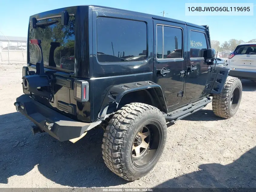2016 JEEP WRANGLER VIN 1C4BJWDG6GL119695 — фото 4