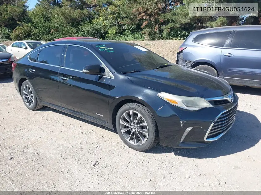 TOYOTA AVALON 2016, VIN 4T1BD1EB4GU054624