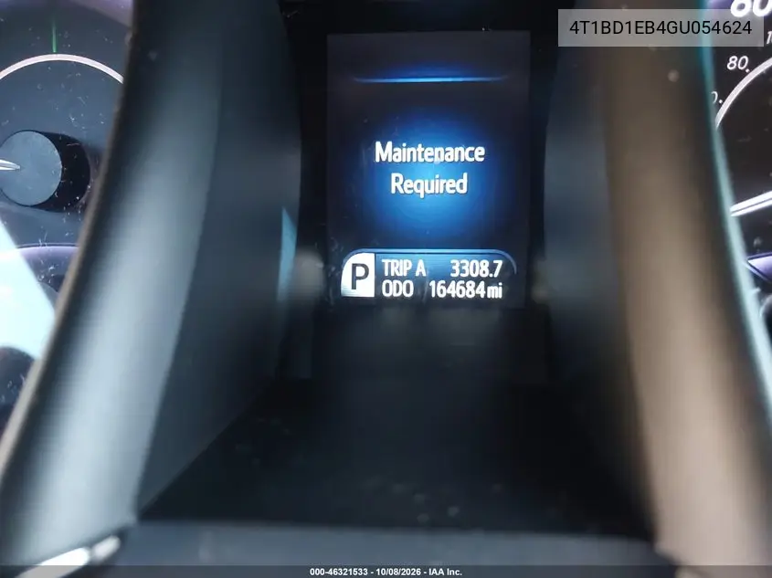 2016 TOYOTA AVALON VIN 4T1BD1EB4GU054624 — фото 15