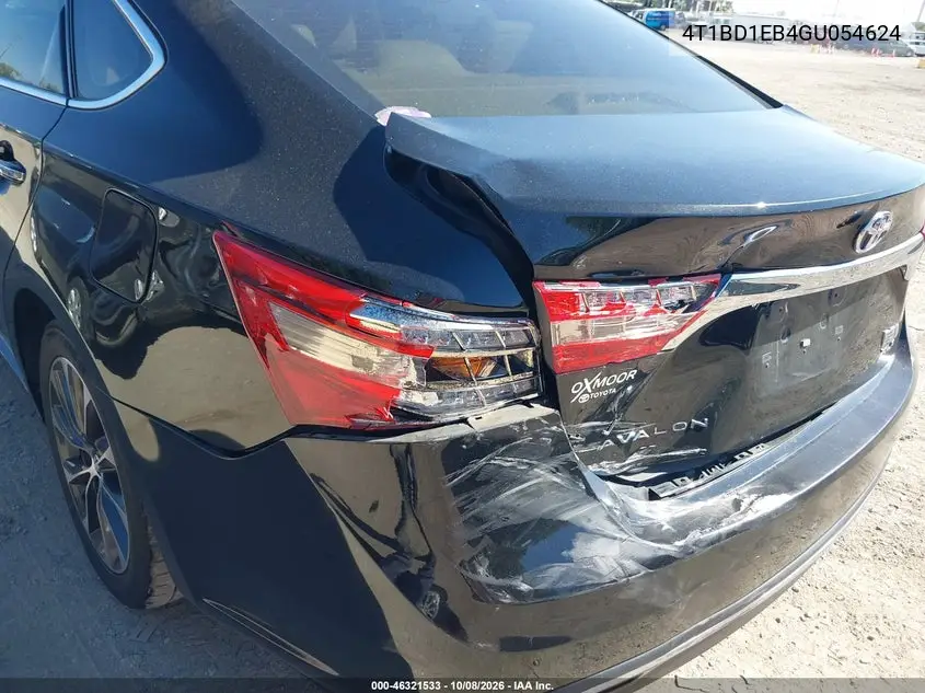 2016 TOYOTA AVALON VIN 4T1BD1EB4GU054624 — фото 6