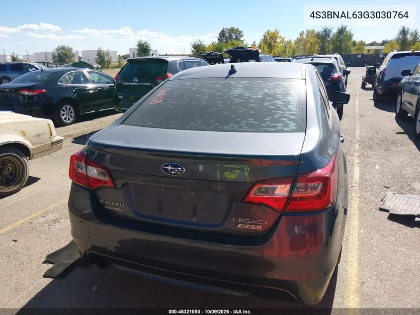 2016 SUBARU LEGACY VIN 4S3BNAL63G3030764 — фото 4