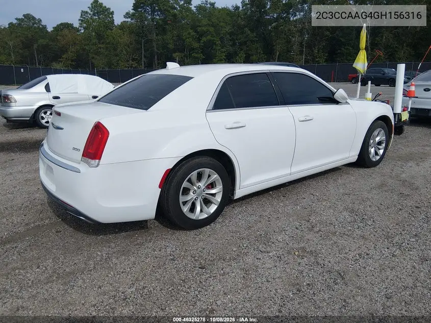 2016 CHRYSLER 300 VIN 2C3CCAAG4GH156316 — фото 4