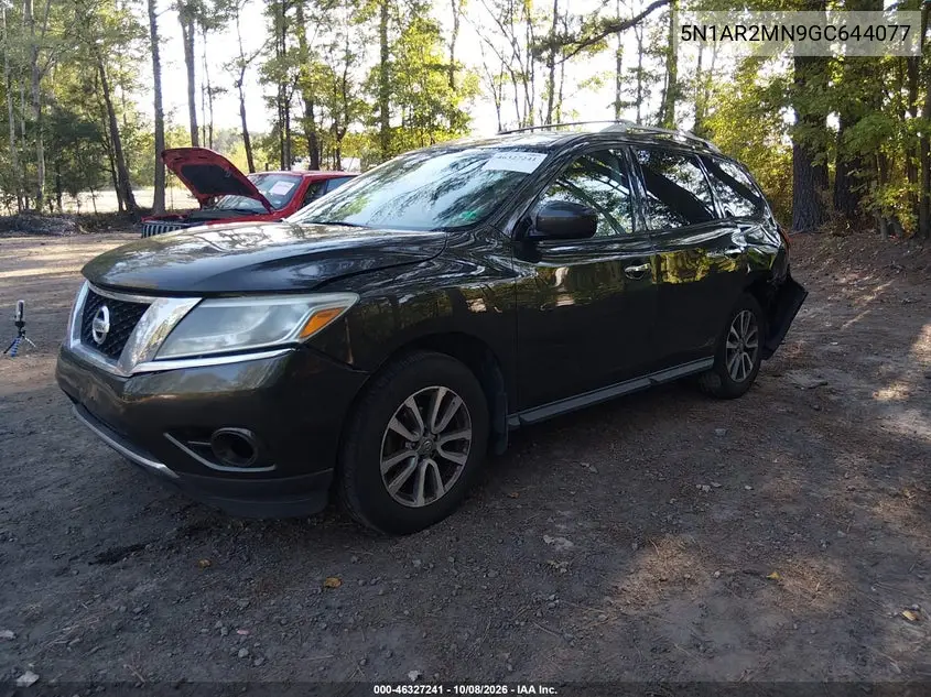 2016 NISSAN PATHFINDER VIN 5N1AR2MN9GC644077 — фото 2