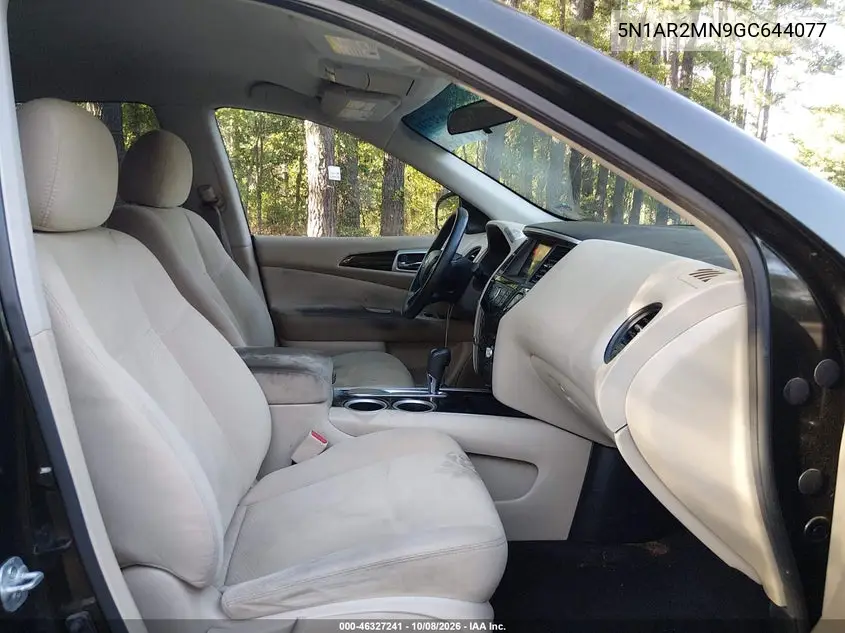 2016 NISSAN PATHFINDER VIN 5N1AR2MN9GC644077 — фото 5