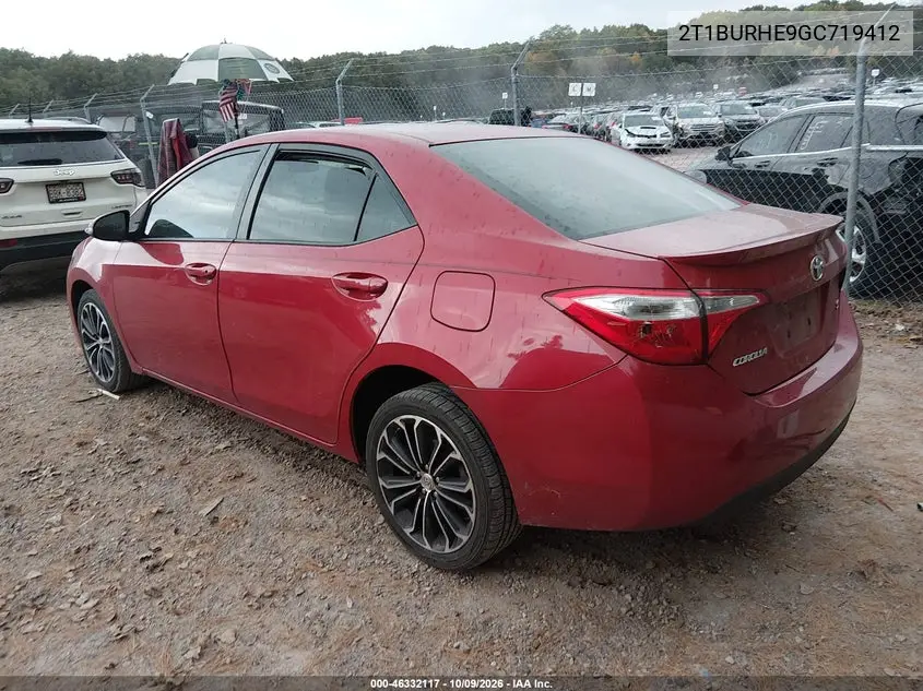 2016 TOYOTA COROLLA VIN 2T1BURHE9GC719412 — фото 3
